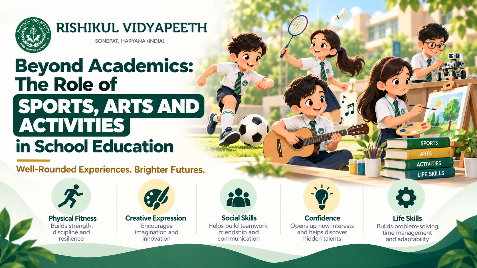 Beyond Academics: The Role of Sports, Arts and Activities in School Education